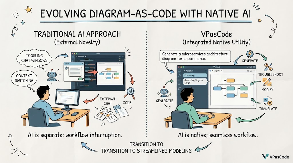 Diagram-As-Code With Native AI