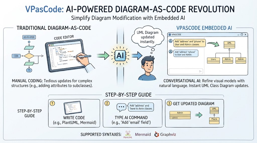 VPasCode AI Diagram-As-Code Platform