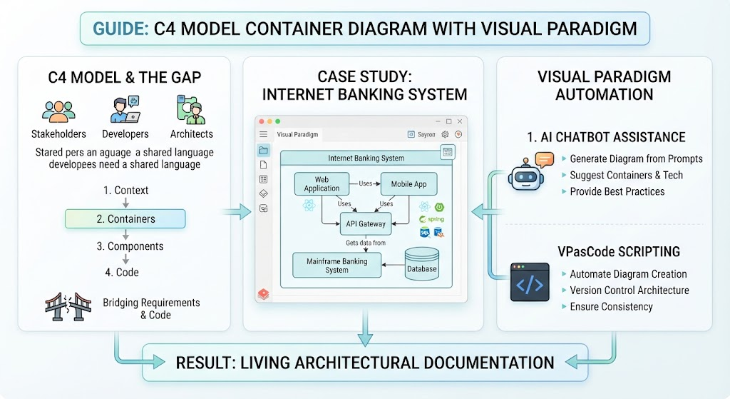 C4 Container Diagram for Internet Banking System